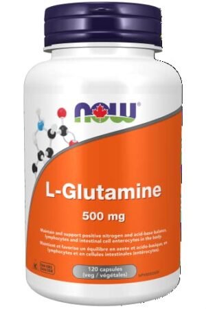B0040B9FC4-Main-001 Now Foods L-Glutamine 500Mg Free Form 120Vcap