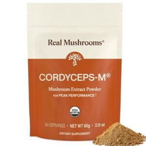 B01BH281W8-Main-001 Real Mushrooms Cordyceps Mushroom Extract Powder - 60G