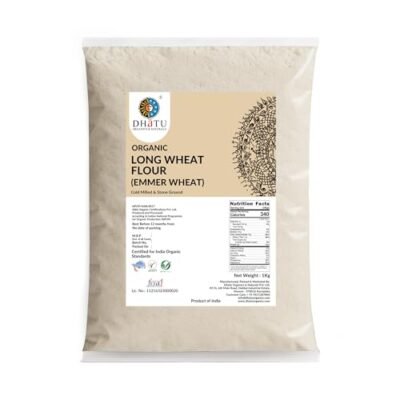 Dhatu Organics Organic Long Wheat Emmer Flour (1kg)