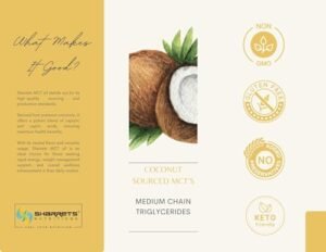B07SK6743L-500 ml (Pack of 1)-004 Sharrets Coconut MCT Oil 500ml | Pure C8 60% & C10 40%