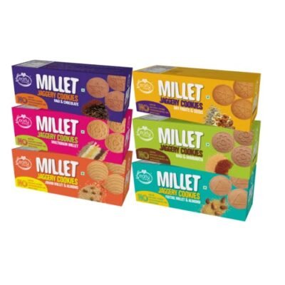 Early Foods Multi-Flavour Organic Millet Jaggery Cookies
