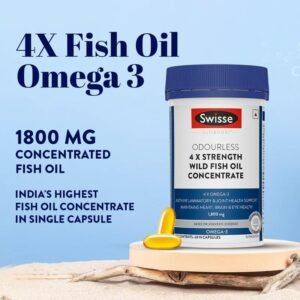 B08428SYDF-60 Caps (1800mg)-002 Swisse 4X Strength Fish Oil