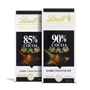 B08WYW2DMS-Main-001 Lindt Excellence 85% / 90% Cocoa Dark Chocolate(50g)