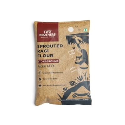 TWO BROTHERS ORGANIC FARMS Sprouted Ragi Malt Nachni Satva (500 g)