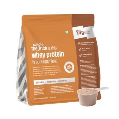 The Whole Truth Whey Protein Isolate+Concentrate | Cold Coffee 1kg
