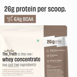 B0CLCLYJN1-1000.0grams-002 The Whole Truth Whey Protein Concentrate Unflavoured |1 kg (2.2 lbs)
