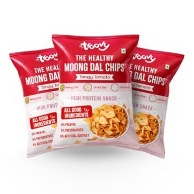 Troovy healthy tangy tomato moong dal chips