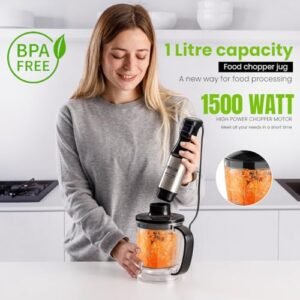 INALSA Hand Blender 1500 W|Silent DC