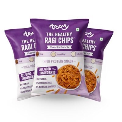 Troovy Healthy Masala Ragi Chips | Tasty & High Protein Snacks