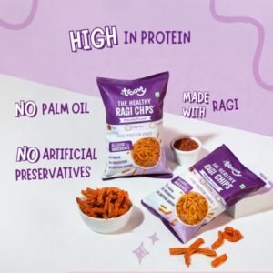 B0DKJVMD1Q-70 g (Pack of 3)-003 Troovy Healthy Masala Ragi Chips | Tasty & High Protein Snacks