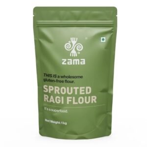 Zama Organics Sprouted Ragi Flour 1kg