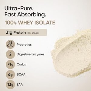 Wellbeing Nutrition Clean Whey Protein Isolate 1kg Unflavoured