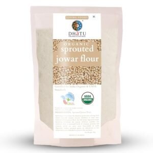 Dhatu Organics Organic Sprouted Jowar Flour (500g)