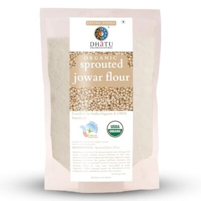 Dhatu Organics Organic Sprouted Jowar Flour (500g)
