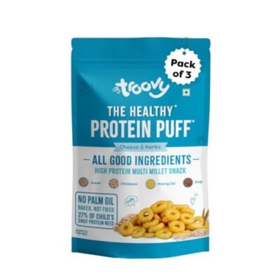 Troovy Healthy High Protein Puffs (Pack of 3)