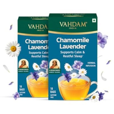 Vahdam Chamomile Lavender Herbal Infusion