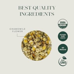 B0FSQK4183-Chamomile 25 Bags-002 Luxmi Estates Organic Chamomile Herbal Infusion