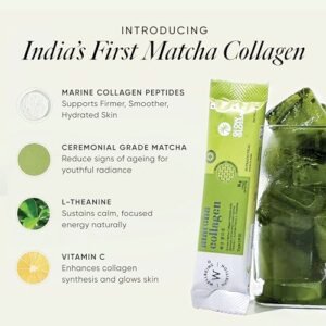 Wellbeing Nutrition Matcha Collagen for Skin Radiance