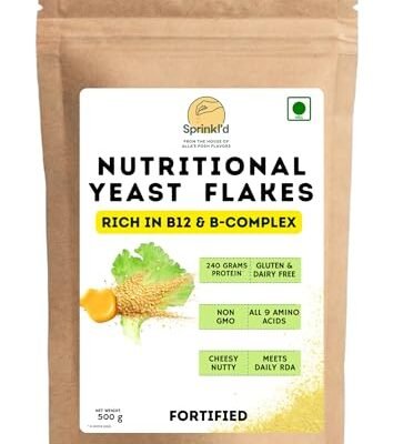 Alla's Posh Flavors Fortified 500g Nutritional Yeast Flakes