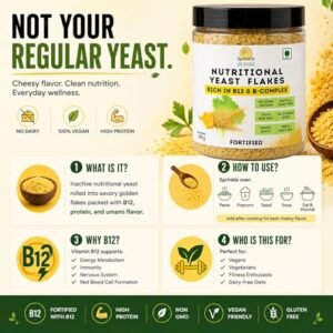 Alla's Posh Flavors Fortified 500g Nutritional Yeast Flakes
