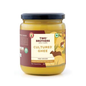 Two Brothers Organic Farms A2 Cultured Ghee – 500 ml