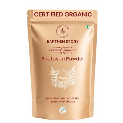 Earthen Story Certified Organic Shatavari Root Powder (200g)