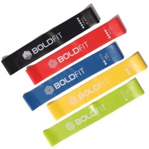 product-image-1 (31) Boldfit Resistance Bands Mini Loop Set (Pack of 5)