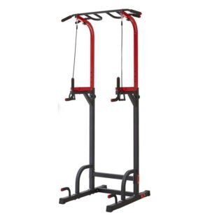 product-image-1 (37) DOLPHY Steel Dip Stands Adjustable Power Tower Pull Up Bar