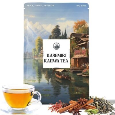 Dorje Teas Kashmiri Kahwa Darjeeling Tea, 100g, Selim Hill Estate, Cinnamon, Cardamom, Star Anise & Saffron