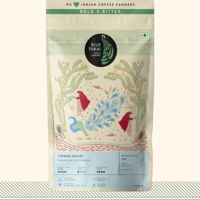 Blue Tokai Coffee Roasters Vienna Roast – Dark Roast | Moka Pot Grind | 250g | 100% Arabica