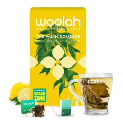 Woolah Green Tea Lemon – Whole Leaf Bagless Green Tea