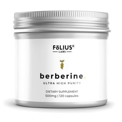 FOLIUS LABS Clean Label Berberine HCl 97% Supplement, 500mg